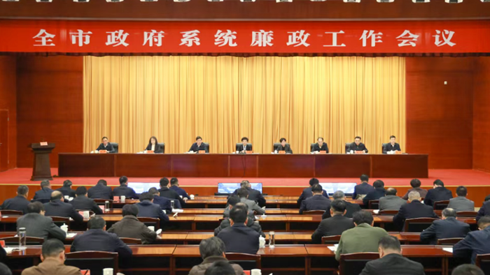 全市政府系统廉政工作会议召开